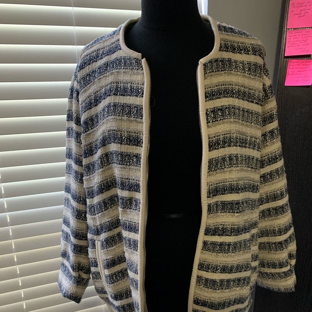 Oversized glitter jacket